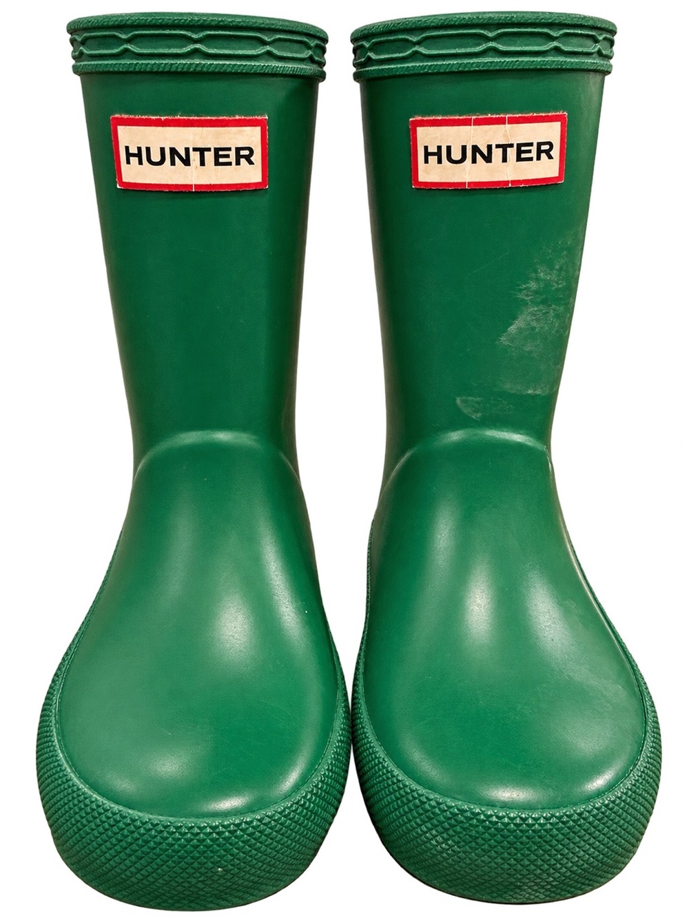 Hunter Kids First Classic Green Rain Boots B8/G9